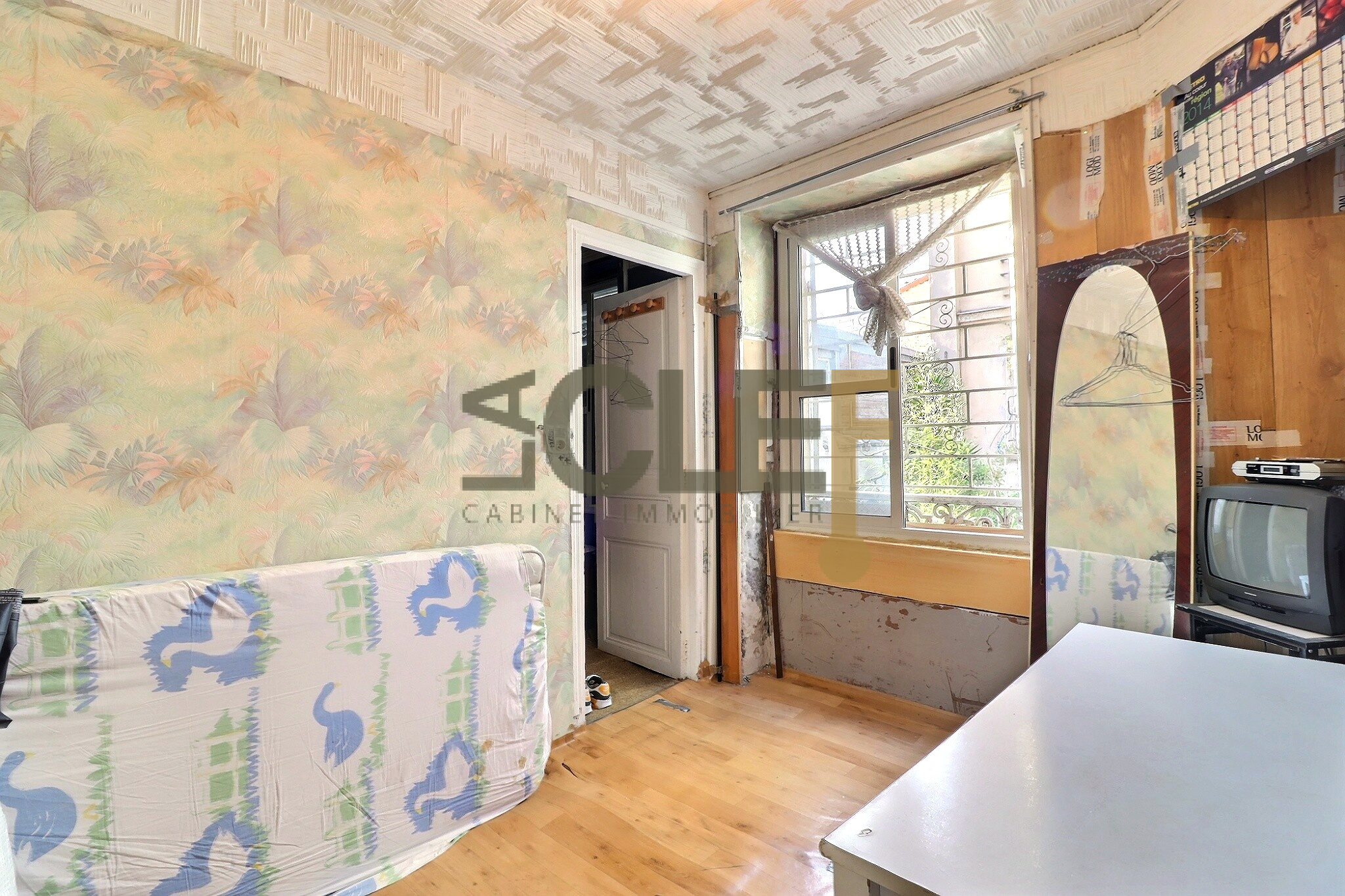 Paris 19ème – T2 – 22m2 – Travaux à prévoir – Plein centre-ville | Prix : 199000 €