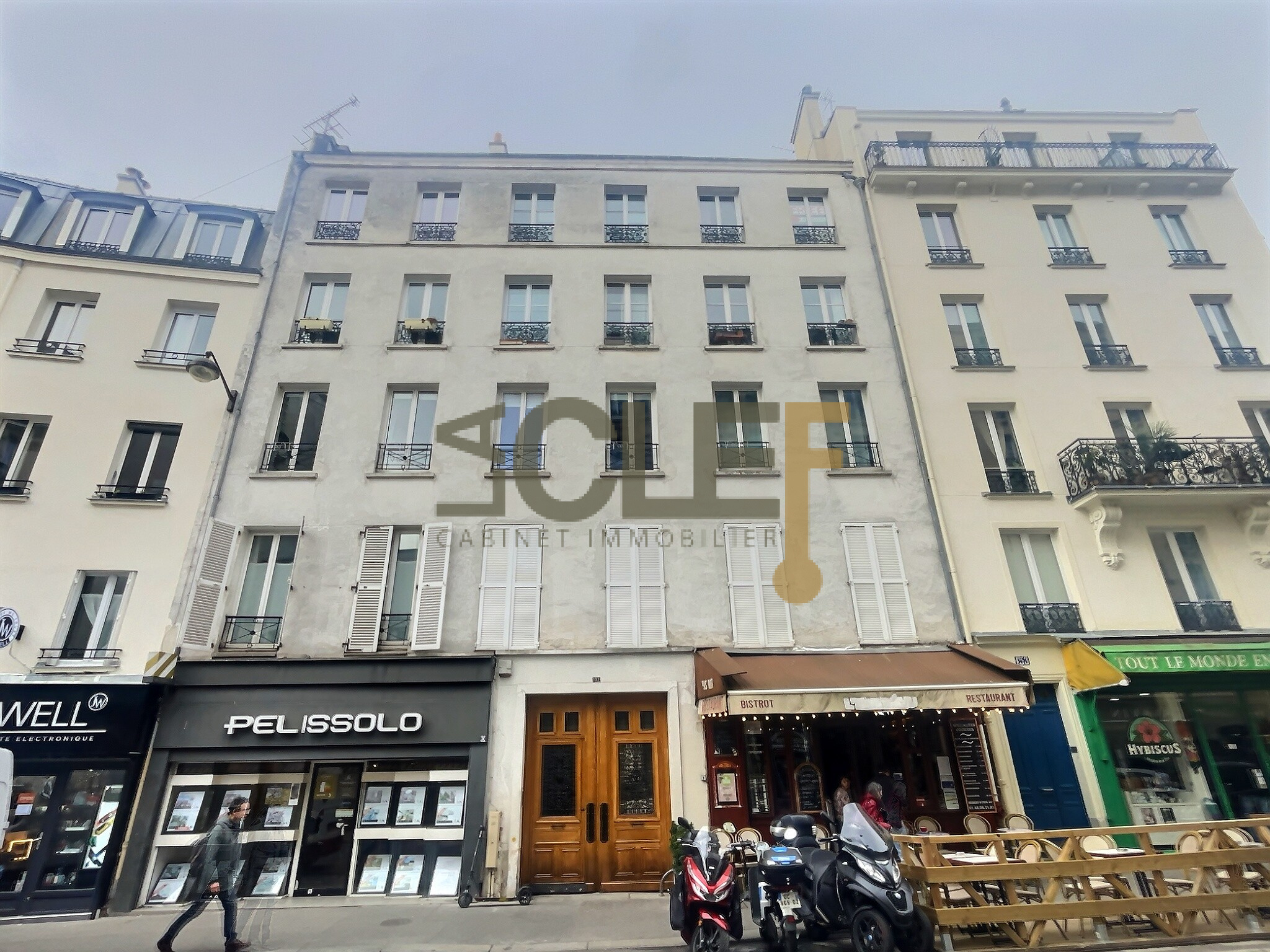 Paris 19ème – T2 – 22m2 – Travaux à prévoir – Plein centre-ville | Prix : 189000 €