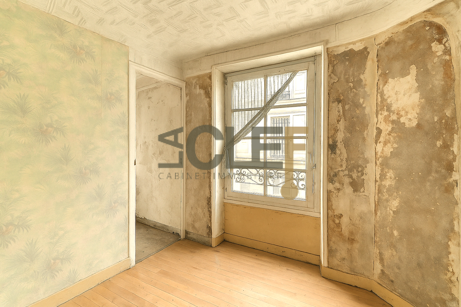 Paris 19ème – T2 – 22m2 – Travaux à prévoir – Plein centre-ville | Prix : 189000 €
